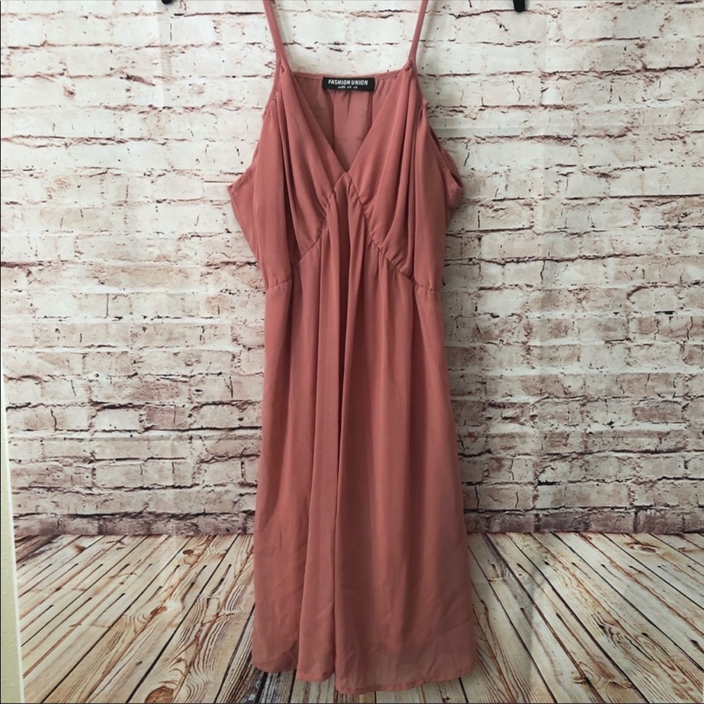 Fashion Union | Blush pink dress